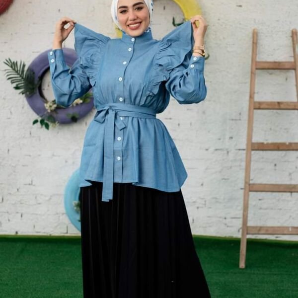 بلوزه جينز كرانيش